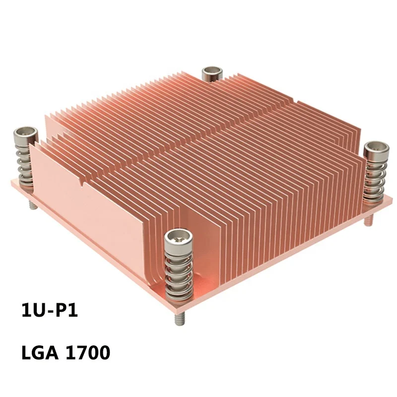 

Hot Sale Useful 1U Server Passive Copper Cpu Cooler Heatsink for Socket LGA 1700