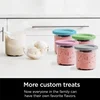 Ice Cream Pints Cup, Ice Cream Containers with Lids for Ninja Creami Pints NC301 NC300 NC299AMZ Series Ice Cream Maker 6
