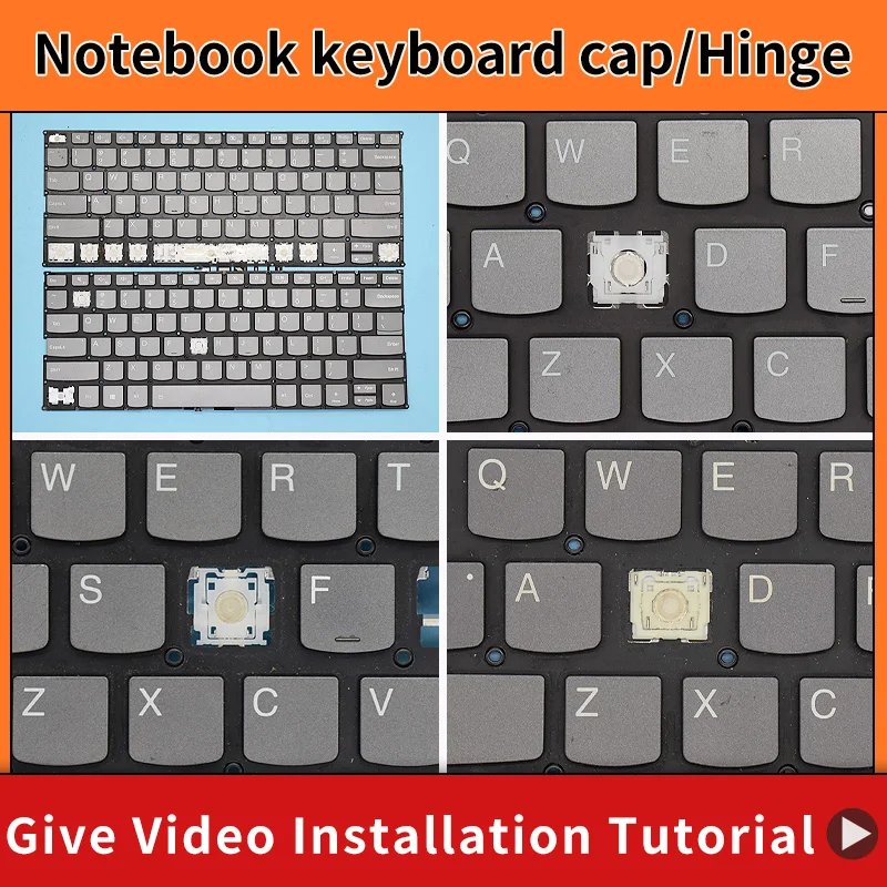 Sostituzione Keycap Key Cap Cerniera Per Lenovo Flex 6-14Ikb 6-14Arr Yoga 530-14Ikb 530-14Arr Yoga Muslimate Keyboard