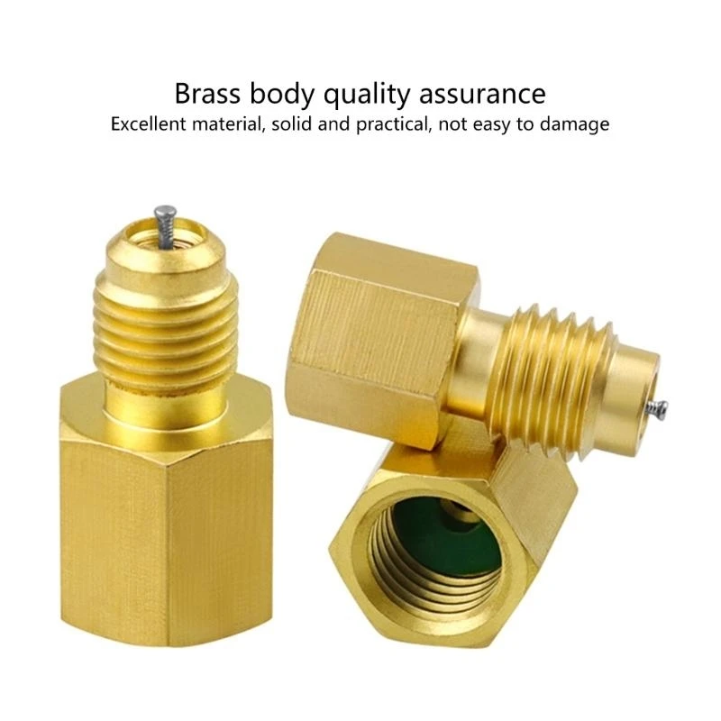 Air Conditioning Adapter R1234yf Quick Couplers R1234YF to R134A Quick Coupler Adapter High/Low Side Coupler R1234YF Hose Adapter