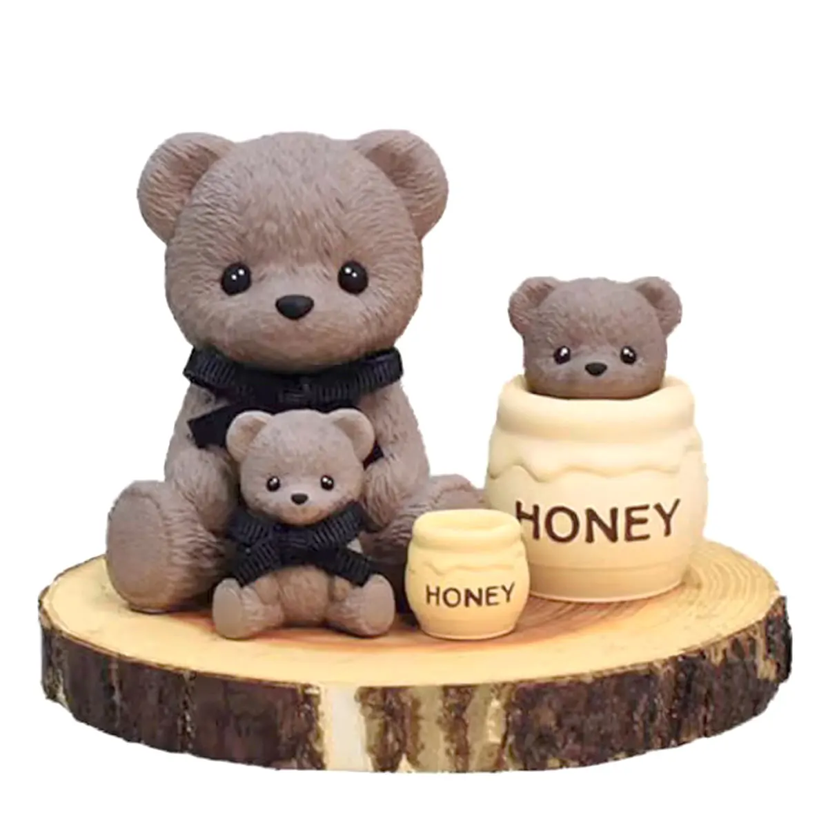 Teddy Bear Honey Jar Mold 6