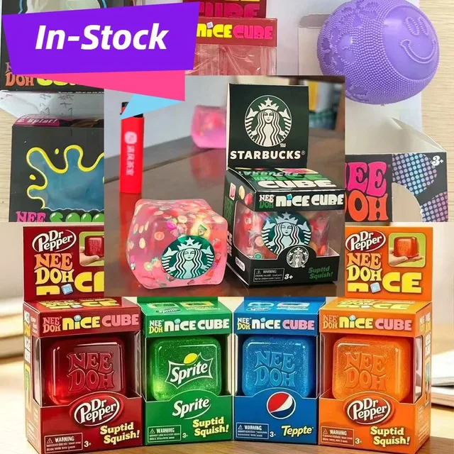 2026 HOT Schylling Needoh Nice Cube, Jouets sensoriels, Blocs anti-stress, Puzzle anti-stress, Soulagement de la pression, Souvenir pour enfants 1