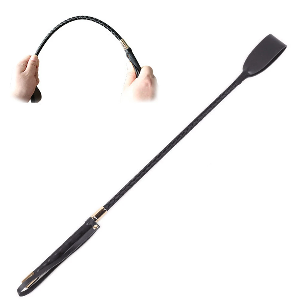 Genuine Leather Crop Riding Crop Genuine Riding Crop Leather Leather Horsewhip 60cm