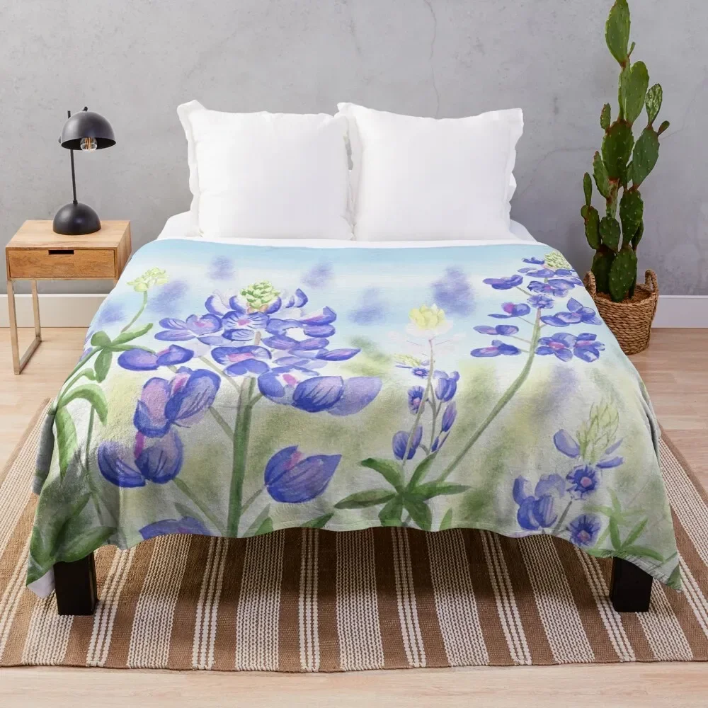 

Bluebonnet Throw Blanket Beautifuls Shaggy Blankets