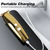 WAIKIL New Professional Men's Electric Hair clipper Oil Head Carving Machine USB Charging High Power Trimmer Cordless Barber 6