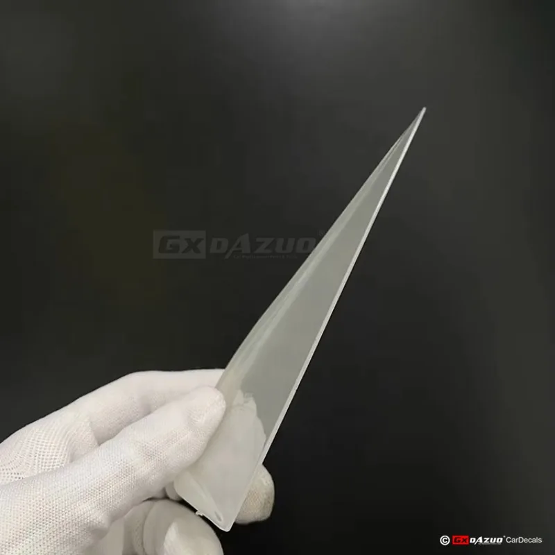 5개/세트 16*7CM 얇은 흰색 플라스틱 카드 스퀴지 반투명 스퀴지