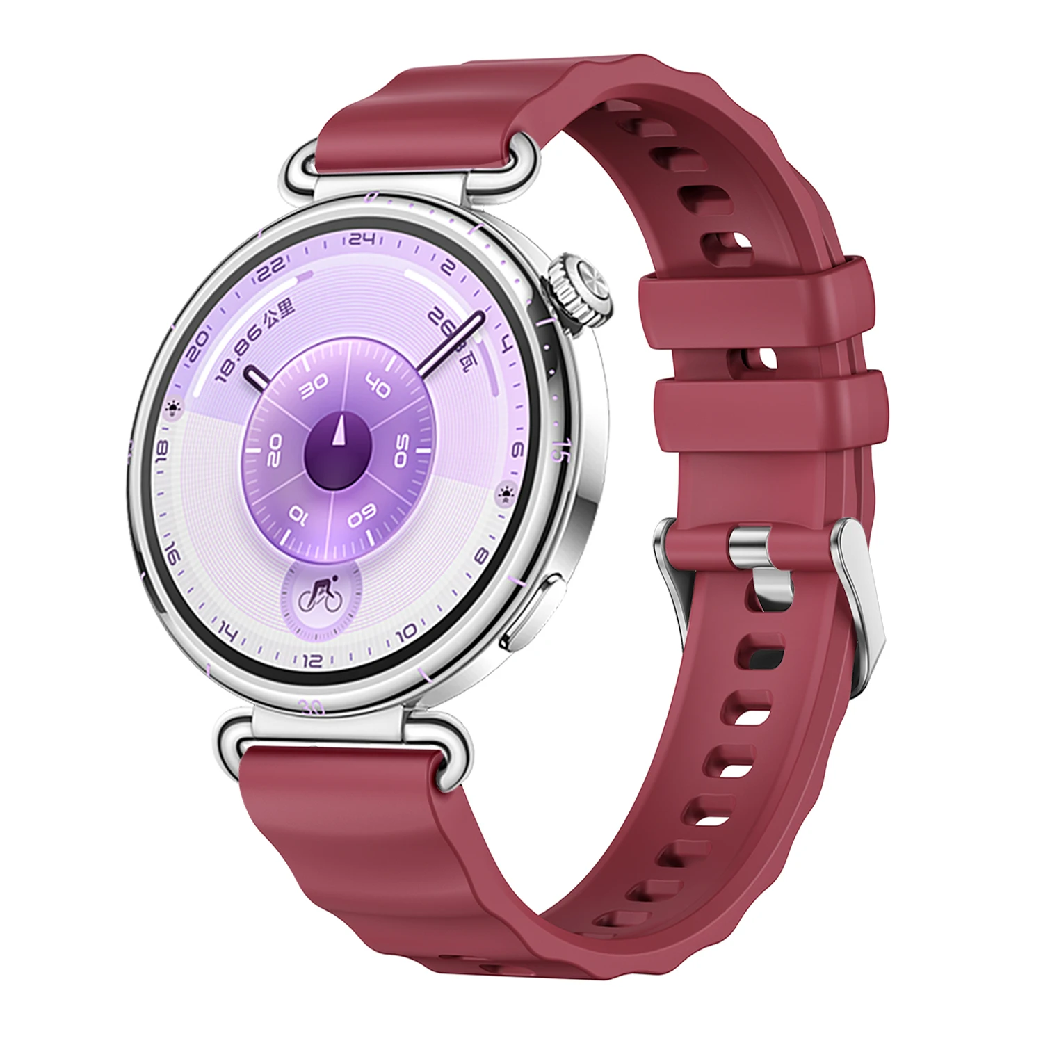 18mm Soft Silicone Watch Strap Wristband Bracelet Accessories