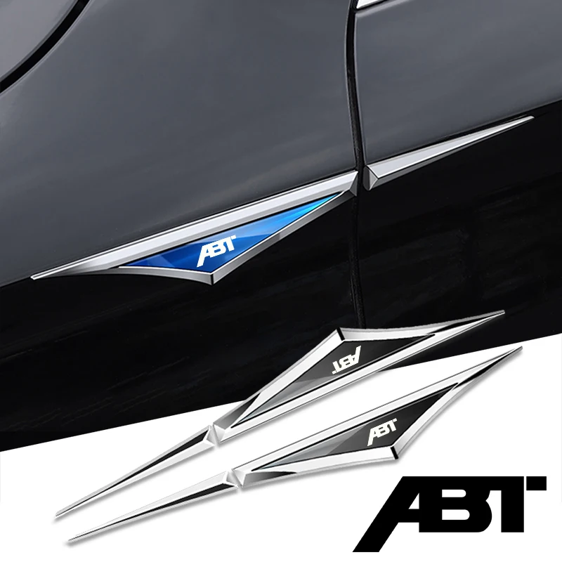 

Автомобильные наклейки из сплава, 2 шт., аксессуары, аксессуары для VW, Volkswagen, Audi, Skoda, Seat abt