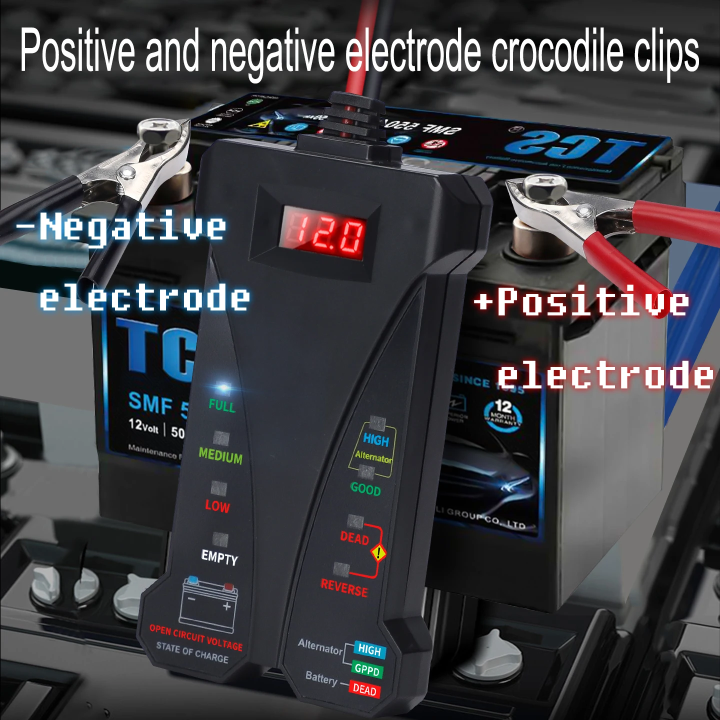 12V Automotive Battery & Charging System Analyzer