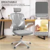 Office Chairs, Ergonomic Office Chair, Computer Chair with Adjustable Headrest, Lumbar Support, 2D Armrest 6