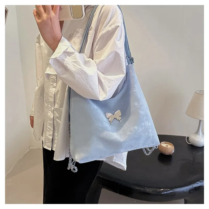 Women's Shoulder Bag 2024 New Summer Fashion Stylish Texture Chain Multi Functional Shoulder Bag  Crossbody Bag for Women