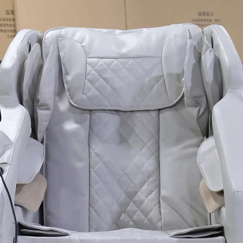 White high-end home and office full body acupressure massage chair 5