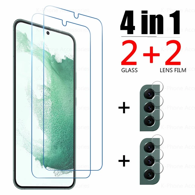 4in1 Tempered Glass Protective for Samsung Galaxy S23 S23+ Plus 5G Screen  Camera Lens Protection Cover Film for Galaxy S23 Plus - AliExpress