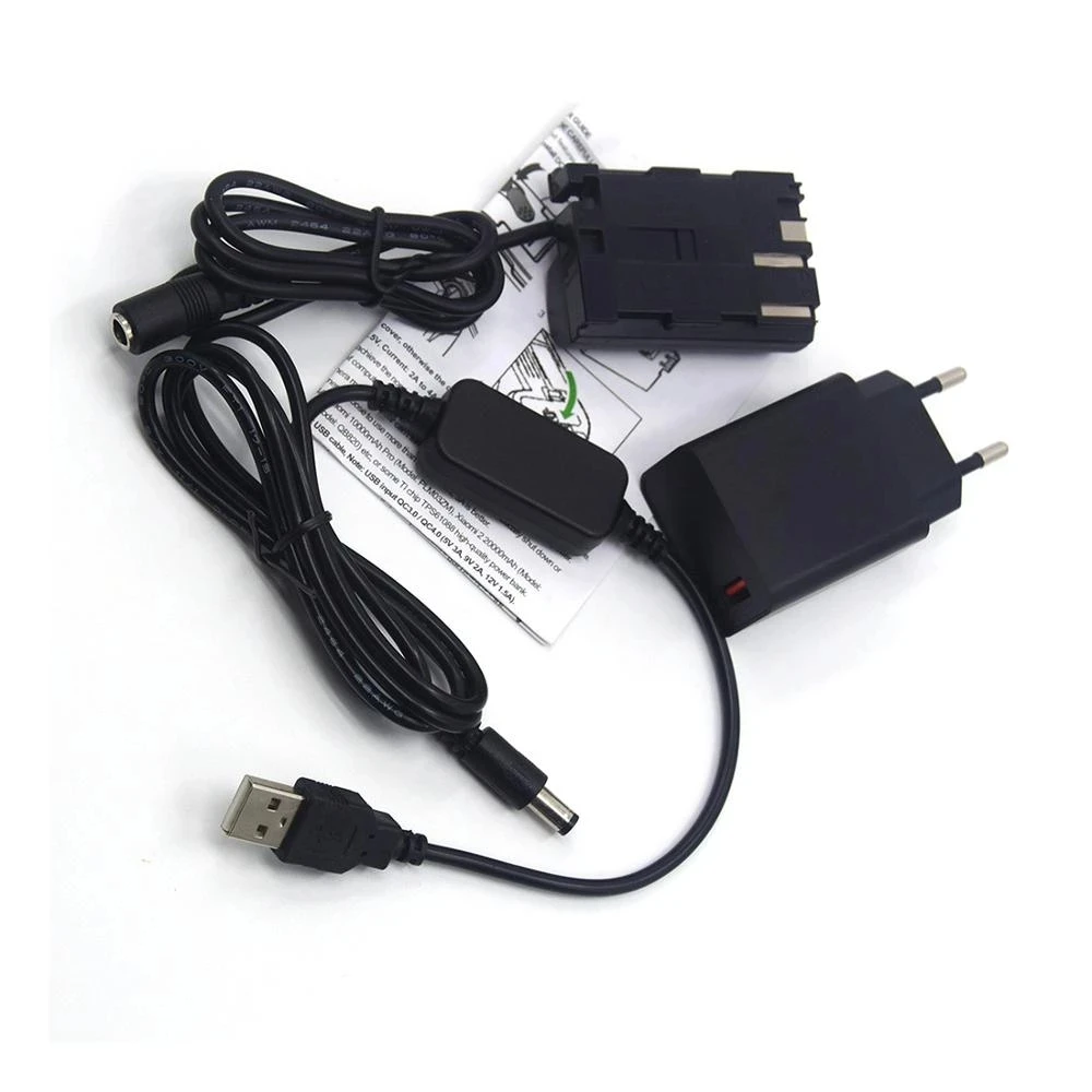 

DR-400 BG-E2 E2N BP-511 Fake Batter+USB Charger + ACK-E2 USB Power Cable For Canon EOS 10D 20D 20Da 30D 40D 5D 50D D30 D60