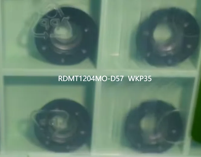 카바이드 인서트 RDMT1204MO-D57, WKP35, 오리지널 10 개