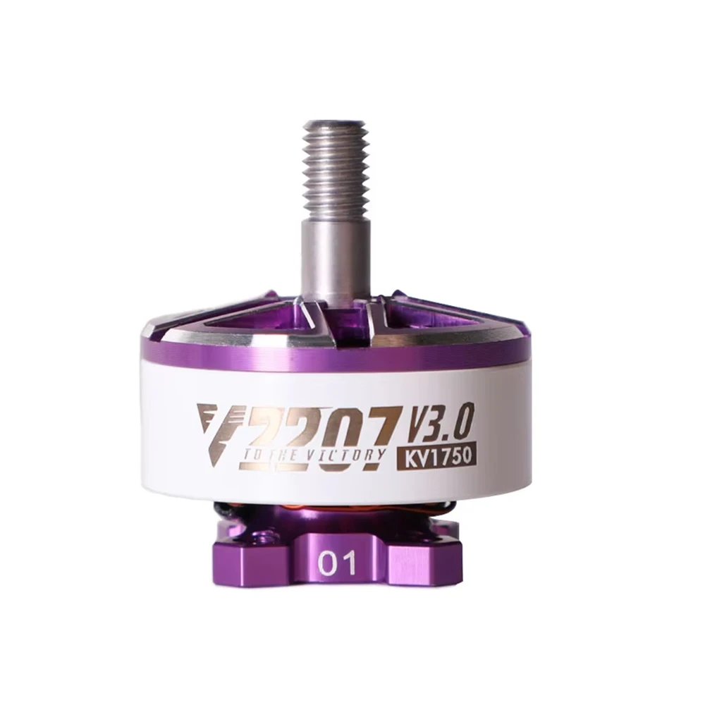 Moteur Brushless 2207/2306 V3 1750-2550KV en action sur un drone FPV course
