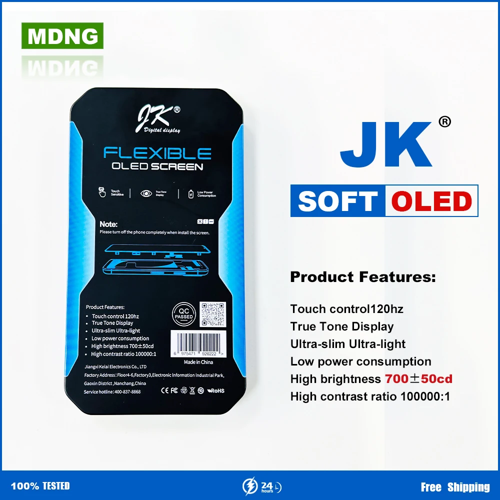 JK SOFT OLED For iPhone 11ProMax LCD Display Touch Screen Digitizer Replacement Parts No Dead Pixel