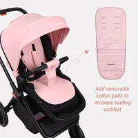 Poussette Bébé Pliable 2-en-1 avec Système de Voyage, Châssis en Aluminium Haute Qualité, Poussette Pliante pour Nouveau-né et Nourrisson 0-4 Ans 2