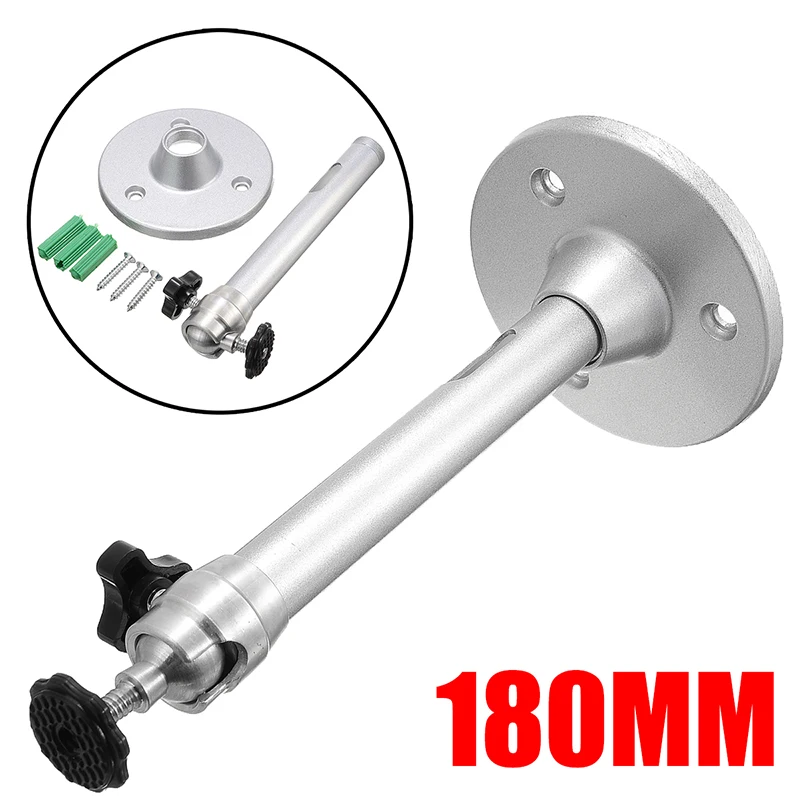 New 1pc 360 Degree Adjustable Projector Ceiling Mount Stand 18CM Wall Projector Bracket Metal Swivel Mounted Holder