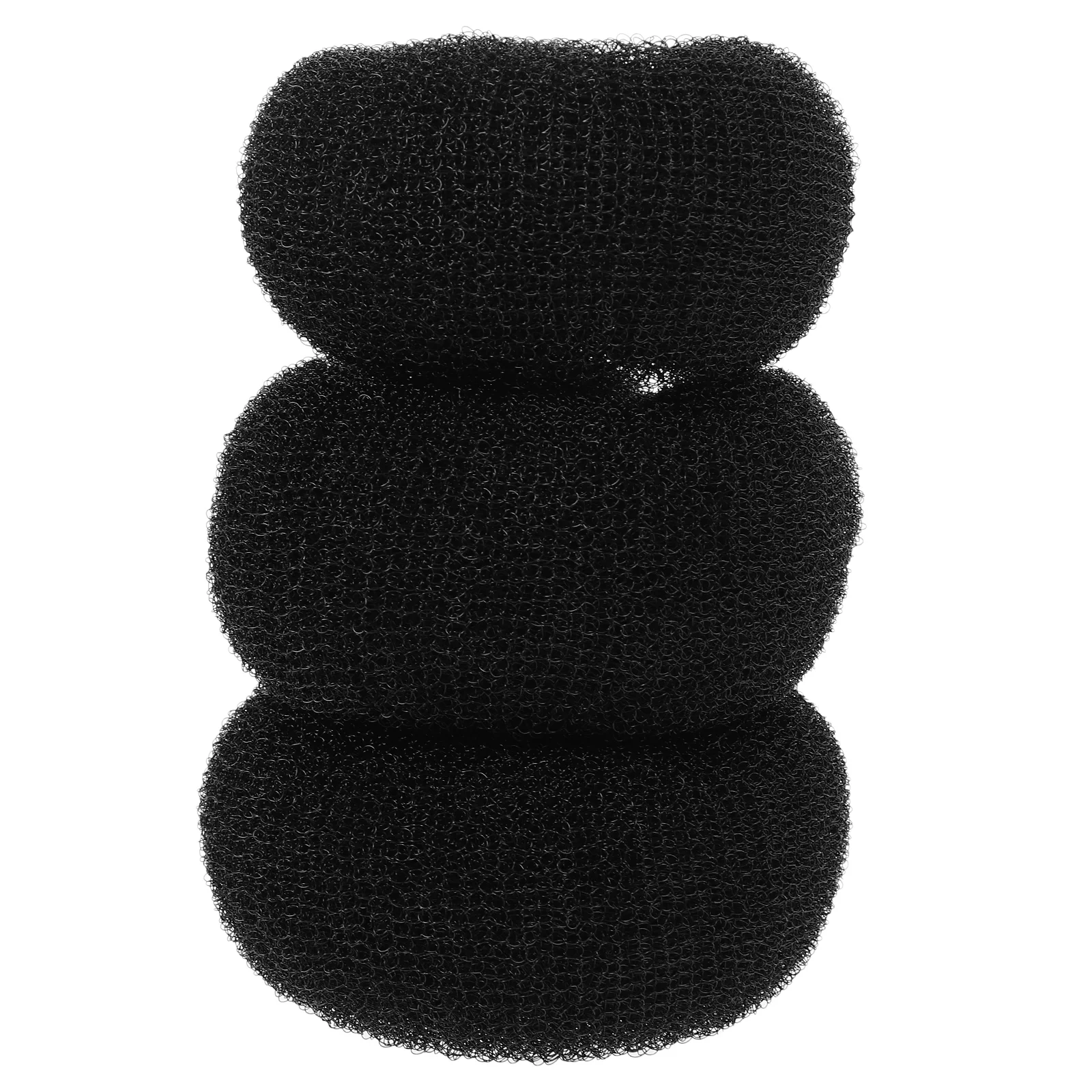 3 Pcs Hair Dispenser Concealed Buckle Clip Bun Accessories for Women Sports Curler Maker Fabric Former Styling Tools