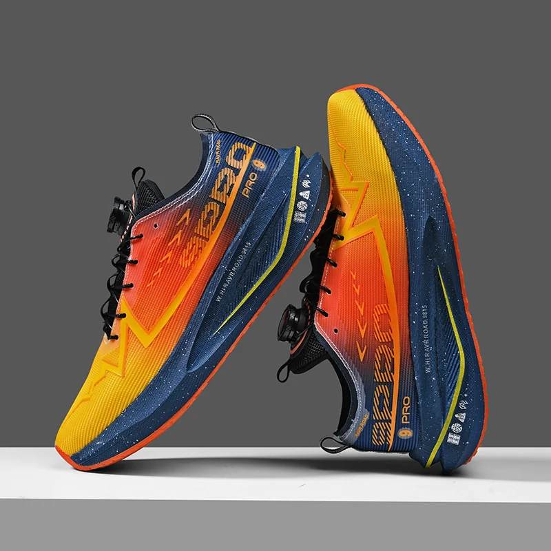 Unisex Breathable Mesh Running Shoes with Shock-Absorbing Sole