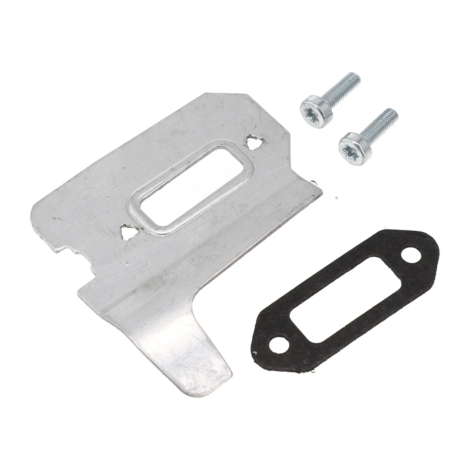 Muffler Cooling Plate Exhaust Gasket Set With Screws For TS410 TS420 Home Garden Yard Outdoor Power Tool Accessories