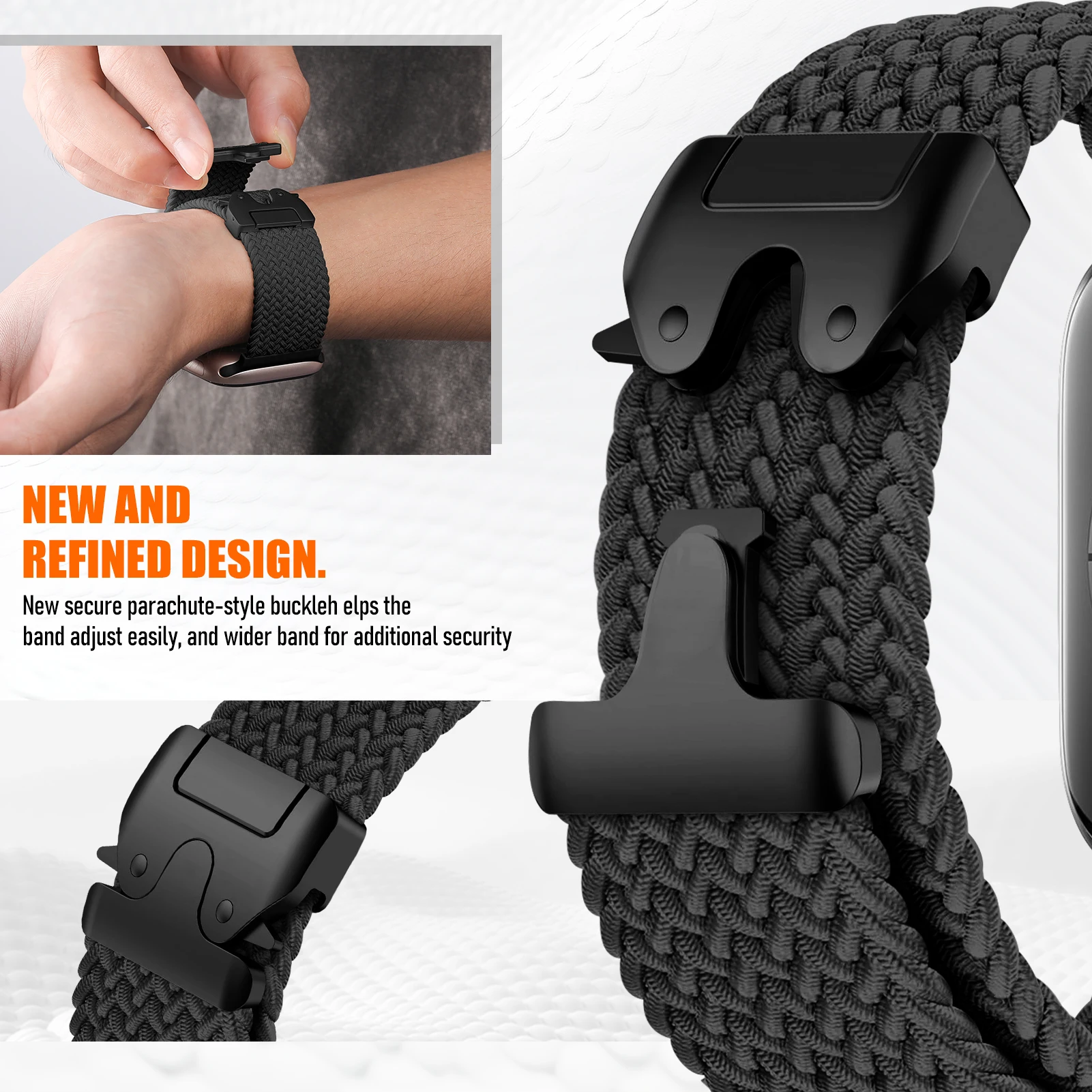 Braided Strap Bracelet for Watches - Stylish and Versatile Wristband Accessory