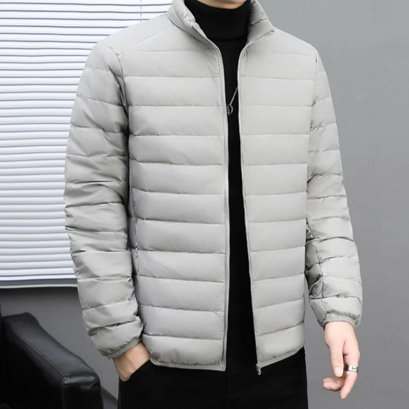2023 New Men Down Jacket Winter Coat Frivolous Short Parkas Keep Warm Cold Loose Outwear Leisure Sports Overcoat
