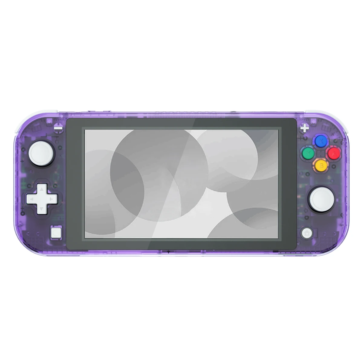 eXtremeRate Replacement Handheld Controller Housing Custom Shell with Screen Protector & ABXY Buttons for Nintendo Switch Lite — view 4