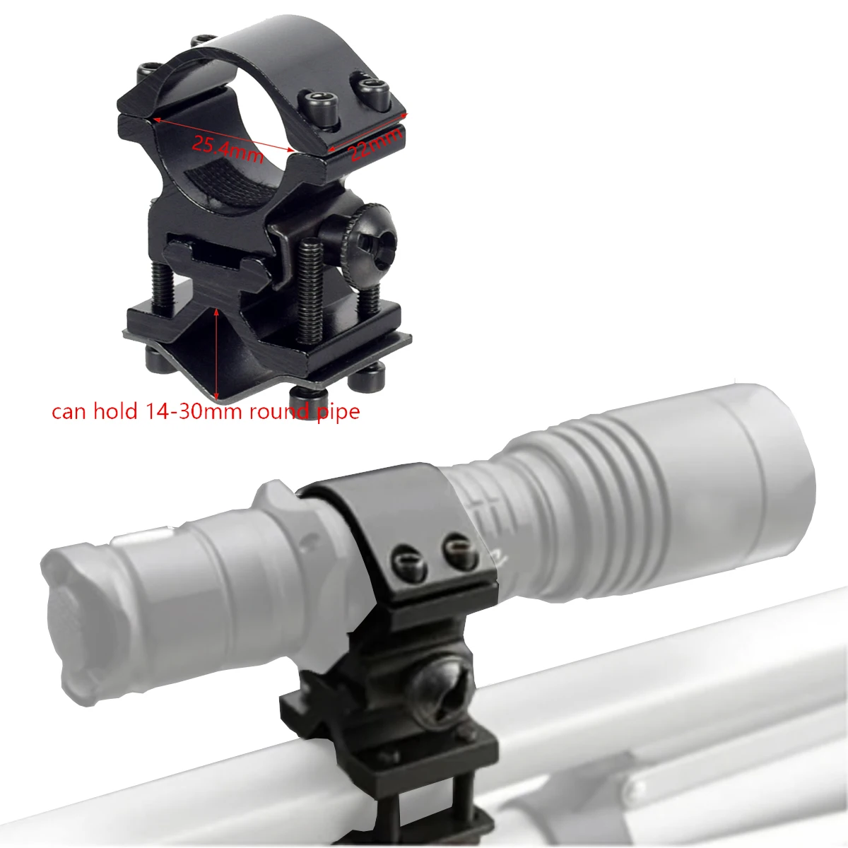 Flashlight Scope Mount Weapon Flashlight Mount Flashlight Mount