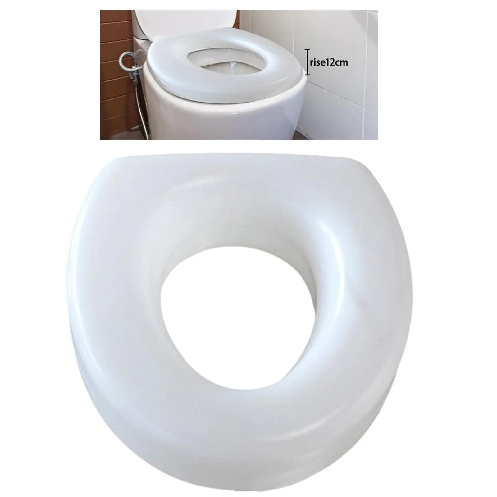 Toilet Seat Riser Suitable for Elderly Disabled Lightweight Easily Disassembled and Cleaned Within Minutes