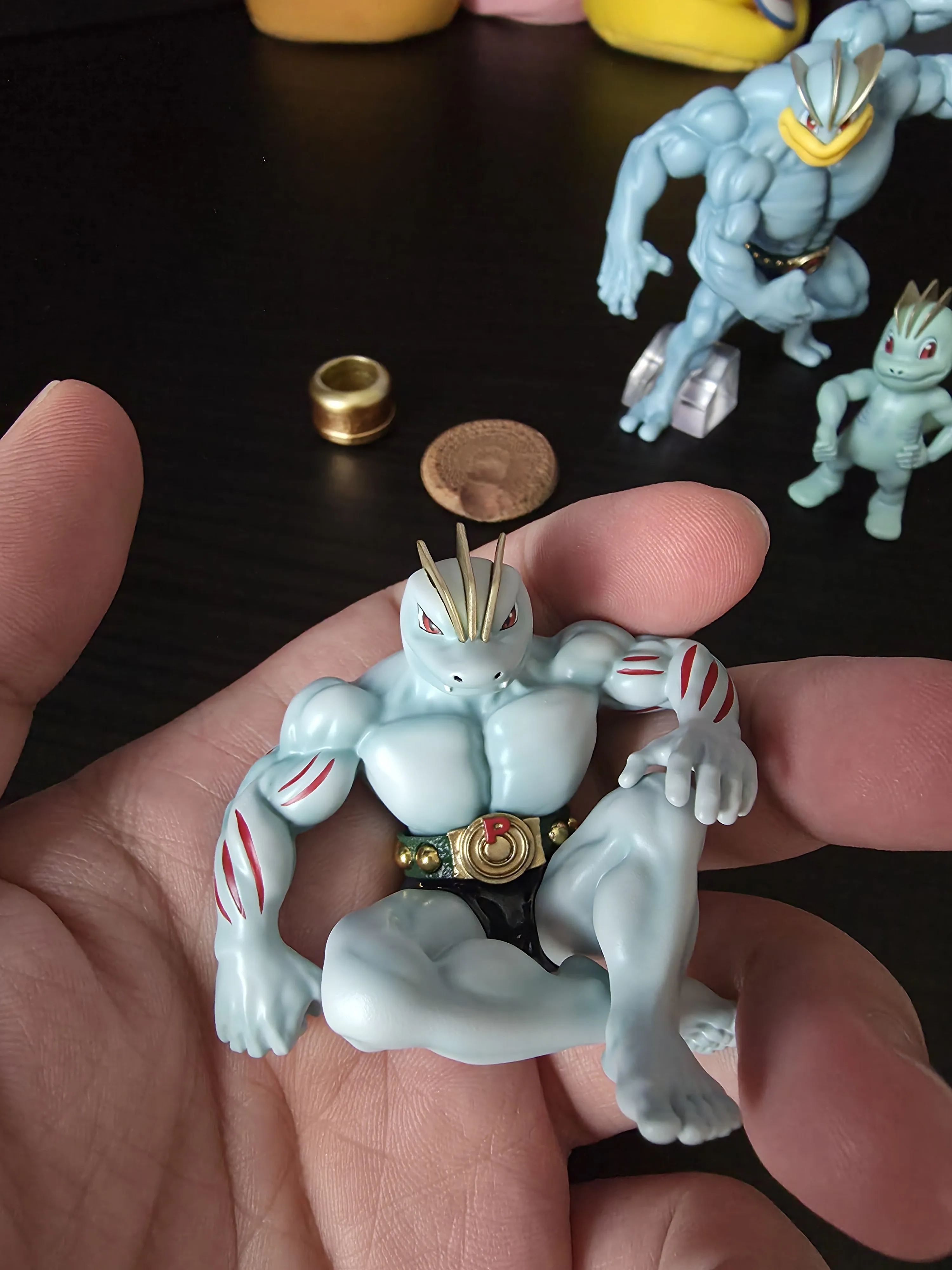 Zxz] Pokemon Figure Machop Evolution Group A/B Machop Machoke