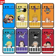 

Luffy Anime One Piece Shockproof For Google Pixel 6 6a 6Pro 5 5a 4 4a XL Black Soft Phone Case Silicone Cover Fundas Coque Capa