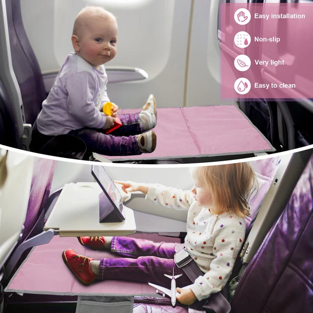 Travel Airplane Bed for Children – Seat Extender with Footrest and Storage Bag 2