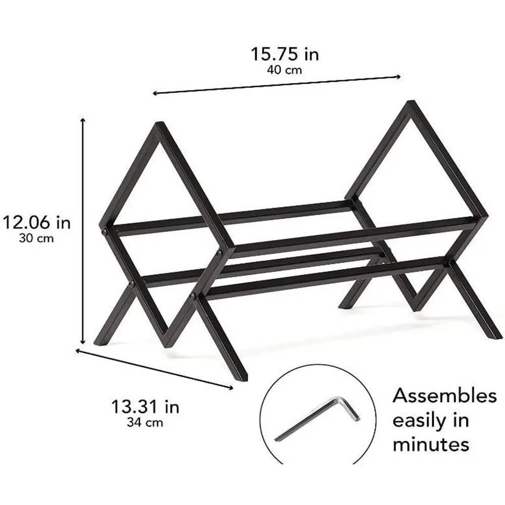 Magazine Book Vinyl Record display stands – Metal Black Vinyl Record Holder LP Music Albums Display Rack Home Office Storage