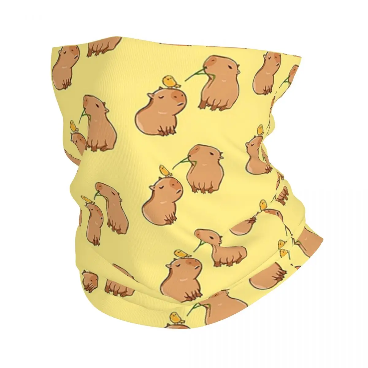 

Gaiter Capybara Pattern Cute Bandana Neck Cover Printed Balaclavas Mask Scarf Multi-use Cycling Fishing Unisex Adult Winter
