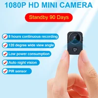 8-128G PIR Motion Detection Mini Camera Low Power BodyCam 1080P Sensor Night Vision Camcorder DVR Micro Sport DV Video Small Cam 1