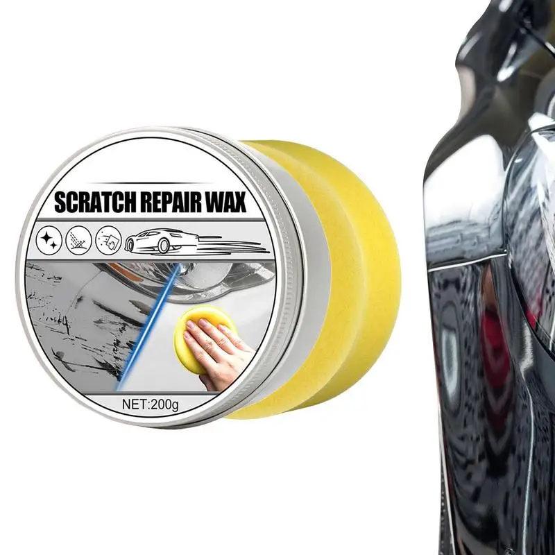 

Carnauba Wax Car Polishing Compound & Scratch Remover Car Scratch Repair Paste Creates A Deep Dazzling Shine Removes Deep