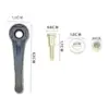 Electric Hair Trimmer Clipper Blade Adjustment Lever Barber Men for Man Supplies Tools Hair Cut For Wahl 8148 8591 Assemble 6