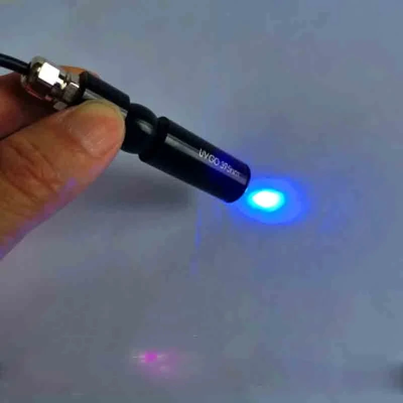 Uv Ultraviolet Gel curing spotlight 405nm 395nm 365nm 385nm Shadowless Glue Green Oil Screen Phone Repair PCB Soldering uv curing lamp