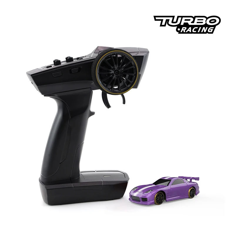 Turbo Racing 1:76 C64 C73 C72 C74 Drift RC Car With Gyro Radio