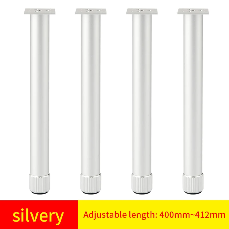 Aluminum Alloy Adjustable Decorative Furniture Support Legs for Cabinets and TV Stands