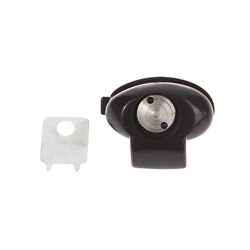 Trigger Safety Gun Lock with ABS Key for Firearms Hunting & Shooting (Black)