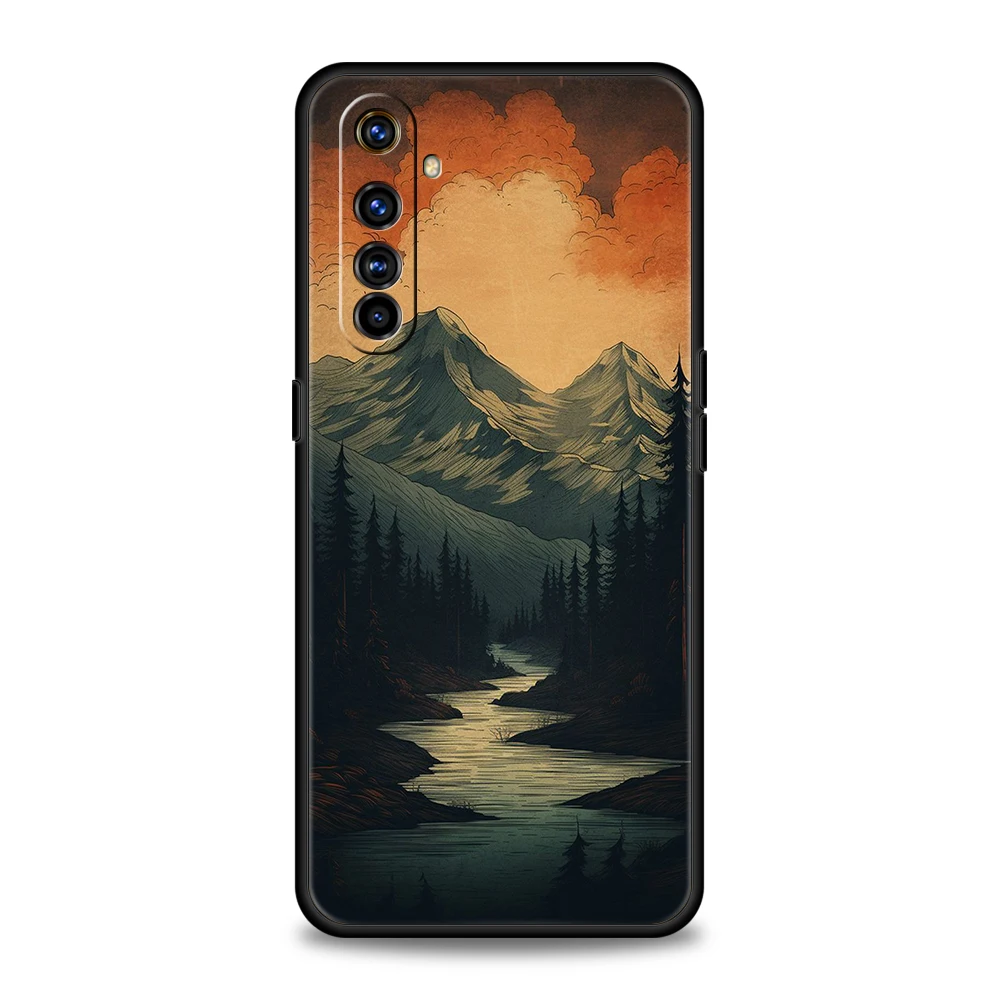 Mountain Forest Soft TPU Phone Case Cover