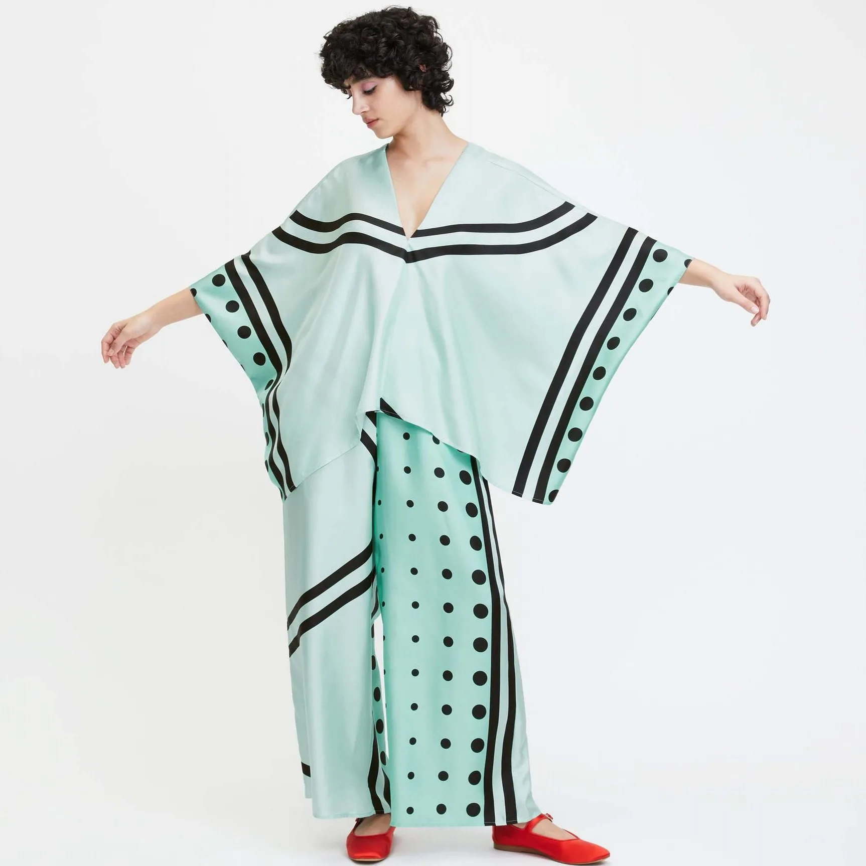 

Eid Mubarak Abaya Турция Hijab, женское платье из двух частей, Caftan caftans, мусульманская одежда, свободные широкие брюки