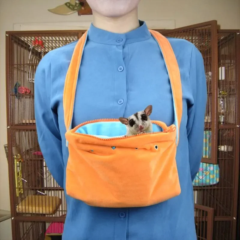 Pet Carrier Small Pet Carrier Portable Small Animal Sugar Glider Pouch Travel Bag Guinea Pig Hamster Outing Accessories