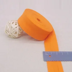 Premium Cotton Folded Bias Tape - 25mm Fabric Binding for Sewing Projects (5 Meters) (20)