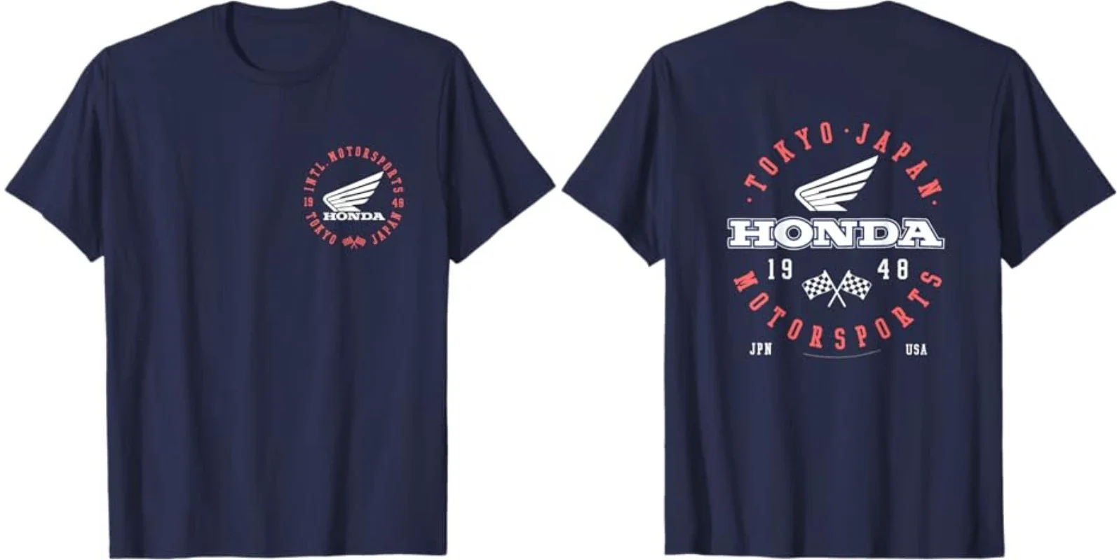 혼다 2026 뉴 핫 여름 혼다 남성 및 여성 티셔츠 레이싱 오토바이 문화 셔츠 국제 모터스포츠 1948 빈티지