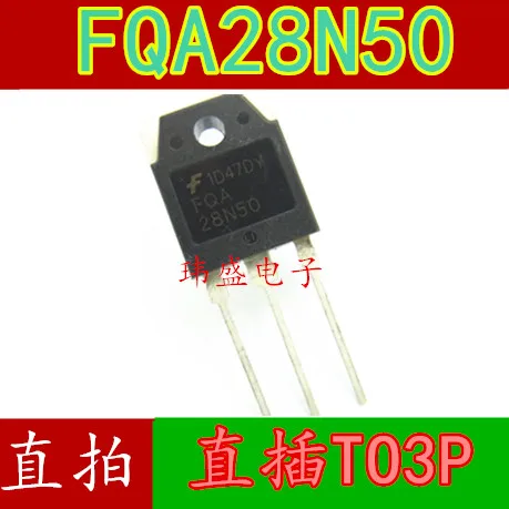 

5 pieces FQA28N50 28N50 MOS TO3P 500V28A