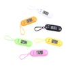 Mini Electronic Student Oval Digital Watch Unisex Student Electronic Clock Keychain Table Time Display Clock Hanging Keychain 2